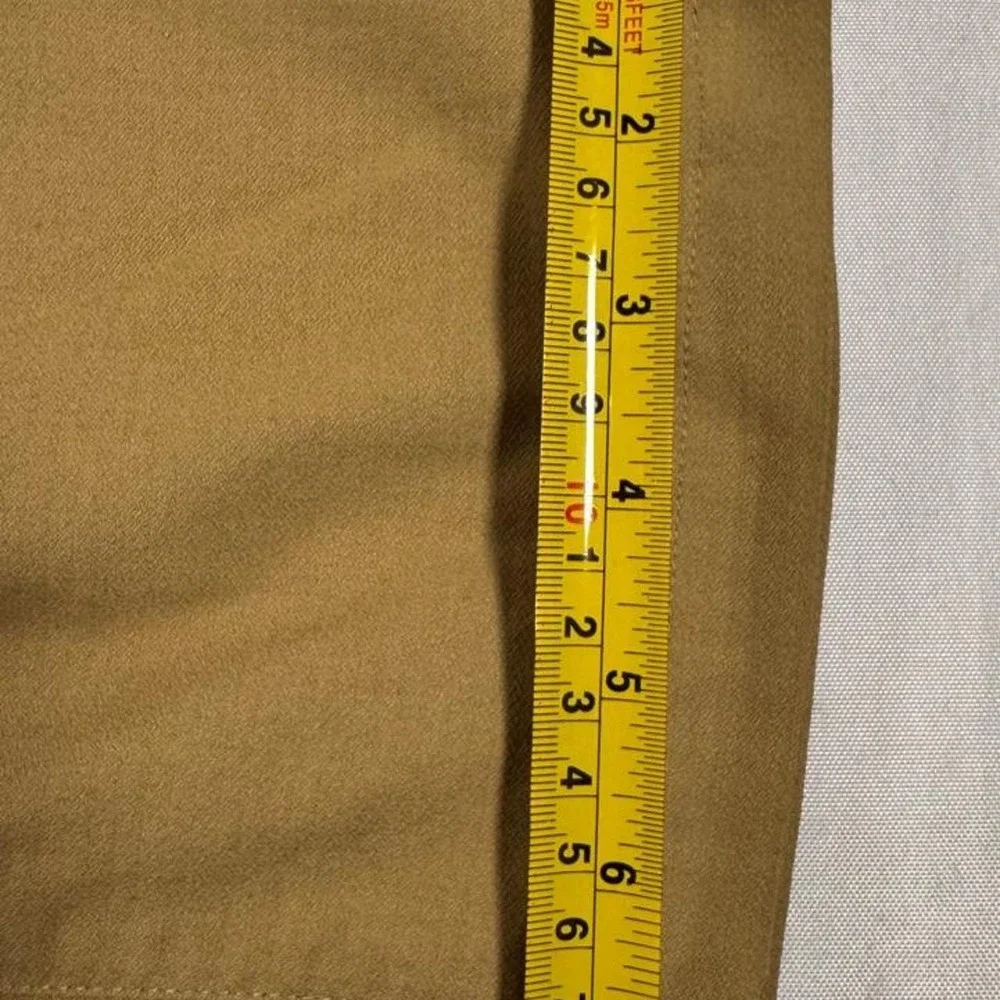 Nike Dri-FIT Golf Pants Mens 30x30 Tan Khaki Flat Front Performance Trousers